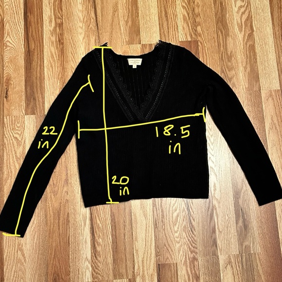 Sezane Black Abigael Wool Jumper Sweater S - Picture 3 of 9